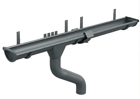 Водосточная система, Металл Профиль FORAMINA FREEZE Ø 125/100 мм, Grey