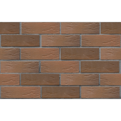 Кирпич облицовочный керамический ЛСР, 1НФ пустотелый, цвет: красный Флэш Ультра, рустик, М175, 250х120х65 мм