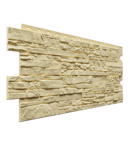 Фасадные панели Docke Алтай, 1196х426 мм Standart, цвет: кремовый