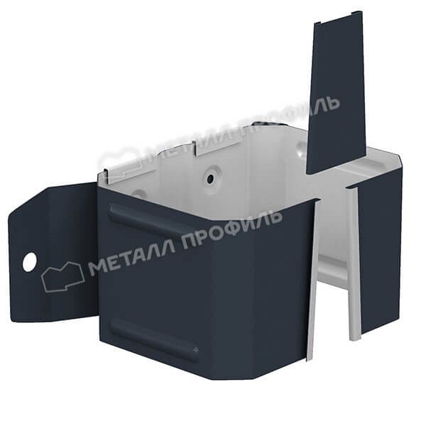 Держатель трубы на дерево, Металл Профиль Бюджет, Ø102х76 мм, RAL 7024