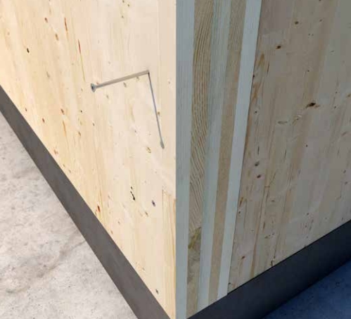 Шуруп для древесины с потайной головкой, оцинкованный HolzTechnic, SNK Ø5, L=100 мм