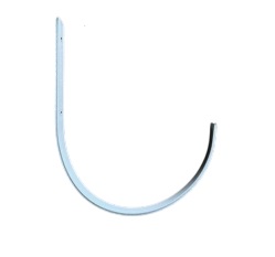 СЗ Крепление желоба Ø 180 мм, L=300 мм грунт, RAL 9003