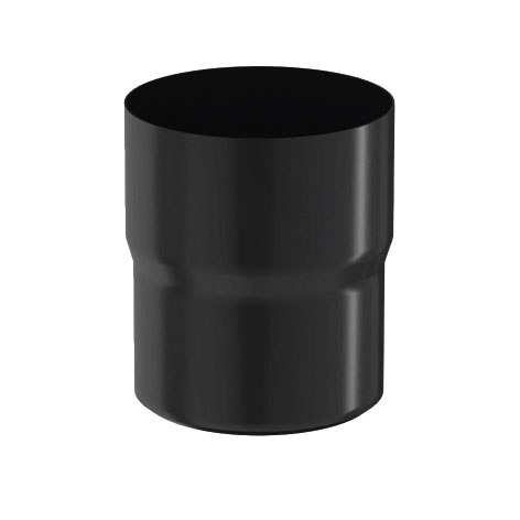 Соединитель трубы Aquasystem Comfort Ø 90  мм, PE, RAL 9005