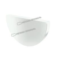 Заглушка желоба Ø185 мм, Металл Профиль Проект, PE, RAL 9003