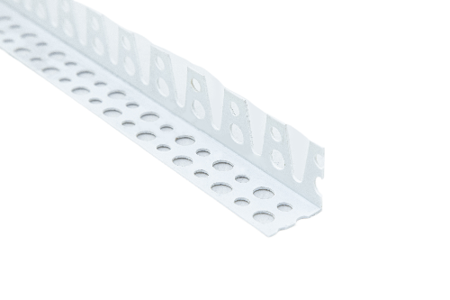 Профиль угловой ПВХ, арочный перфорированный под штукатурку 3м, Grand Line