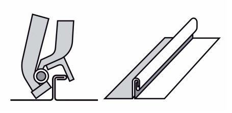 Рамка RAU для двойного фальца 220 мм