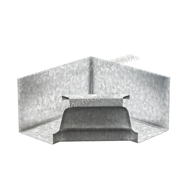 Угол желоба внутренний, Металл Профиль Бюджет, Ø120х86 мм, Zn