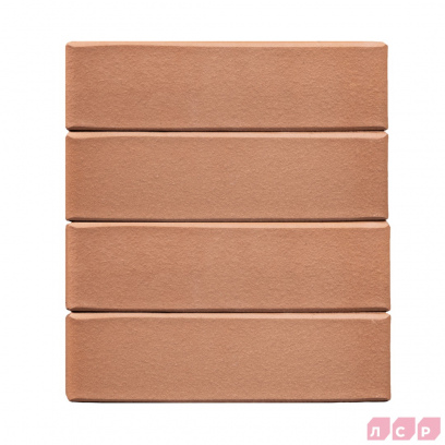 Кирпич облицовочный керамический ЛСР, 1НФ пустотелый, цвет: светло-коричневый, гладкий, М175, 250х120х65 мм