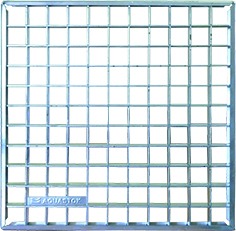 Решетка сварная оцинкованная Aquastok для дождеприемника 300х300, кл. B, арт. 32831