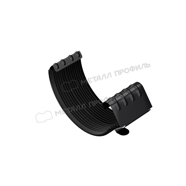 Соеденитель желоба Ø125 мм, Металл Профиль Foramina, PUR, RAL 9005