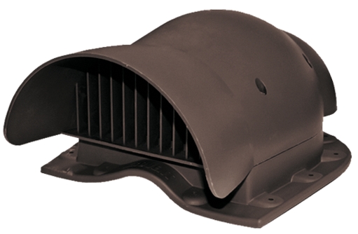 Кровельный вентиль Krovent KTV Wave, для металочерепицы коричневый