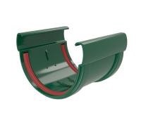 Соединитель желоба пвх, Grand Line дизайн Ø 135 мм, цвет: зеленый