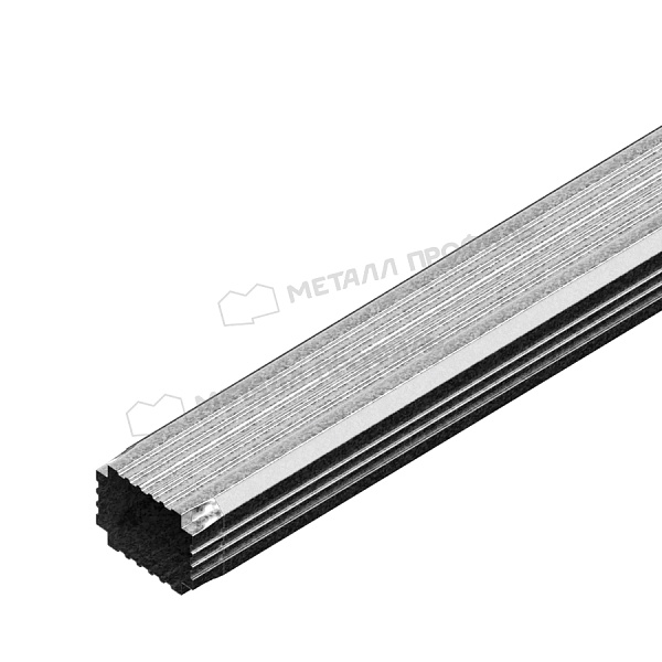 Труба водосточная, Металл Профиль Бюджет, Ø76х102 мм, L=2000 мм, Zn