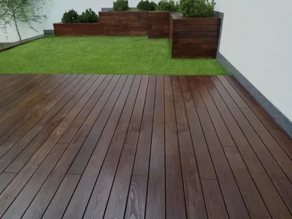 Террасная доска Термоясень Экстра 90 мм, Гладкая