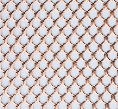 Медная сетка KME, Tecu® Flatmesh 0.7 мм., 1000 мм, цвет:* медный