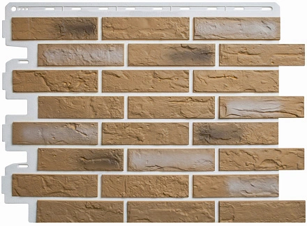 Фасадные панели Альта Профиль, Рижский кирпич, 800 х 590 мм цвет: 03