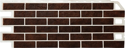 Фасадные панели Альта Профиль, Рустикальный кирпич, 1130 х 470 мм цвет: 06