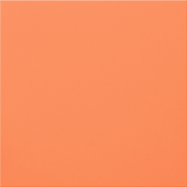 Керамогранит Уральский фасад, моноколор, полированный насыщенно-оранжевый 600x600x10 мм