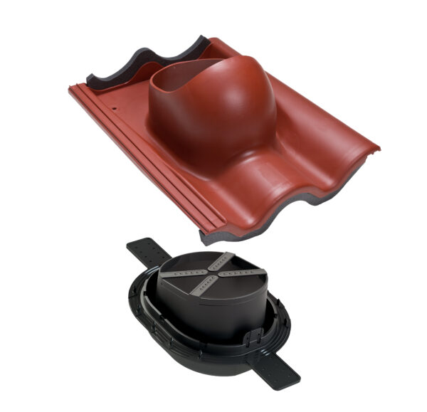 Проходной элемент Vilpe, TIILI 2K красный