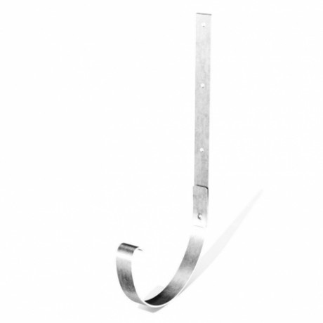 Крюк желоба Ø 150 мм, L= 300 мм цинк, без цвета