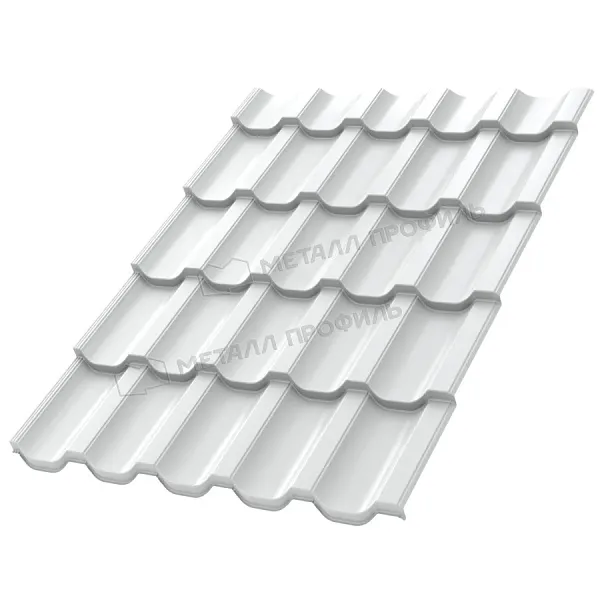 Металлочерепица МП, Трамонтана X 0.5 мм, NormanMP, RAL 9003
