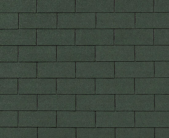 Битумная черепица RoofShield, Фемили Lite, американ цвет: зеленый, 3 м² / уп.