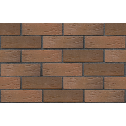 Кирпич облицовочный керамический ЛСР, 1НФ пустотелый, цвет: красный Флэш Ультра, рустик, М175, 250х120х65 мм