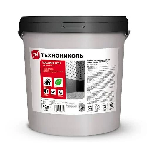 Мастика кровельная морозостойкая, Технониколь №31, ведро 18 кг
