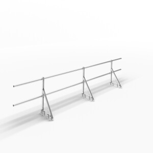 Ограждение кровельное Roofsystems Alum Master фальц Н600, L=3000 мм RAL 7004