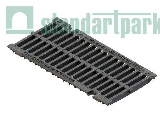 Решетка водоприемная Standartpark, Drive DN200, щелевая, чугунная, кл.C, арт: 253033
