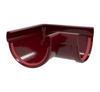 Угол желоба универсальный 90° пвх, Grand Line дизайн Ø 135 мм, цвет: бордо