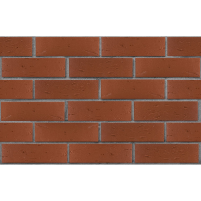 Кирпич облицовочный керамический ЛСР, 1НФ пустотелый, цвет: темно-красный, рустик, М175, 250х120х65 мм