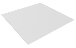 Потолочная кассета алюминиевая Grand Line, Board, открытого типа, 595х595 мм глянцевая, 0.4 мм, Al, без цвета