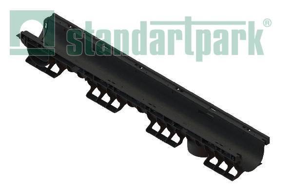 Лоток водоотводный Standartpark, PolyMax Basic, DN100, h120, арт: 8020-М