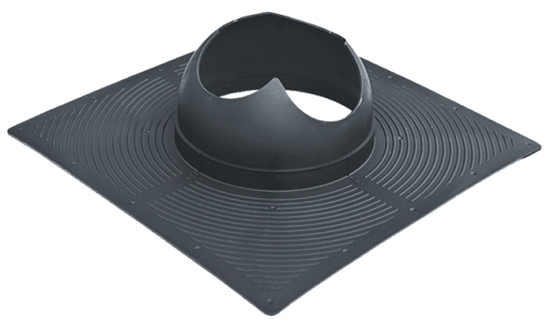 Основание для канализационной вент. трубы Krovent Base-VT 110 мм черный