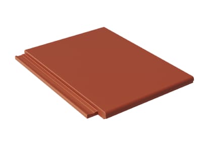 Рядовая черепица Braas Тегалит 420х330 мм цвет: красный