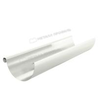 Желоб водосточный  Ø125 мм, Металл Профиль, GrandSystem, L=3000 мм, PE, RAL 9010