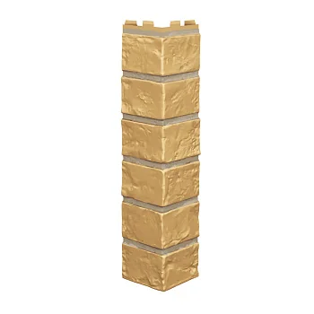 Угол наружный Технониколь Оптима, Кирпич, 440х135 мм цвет: бежевый