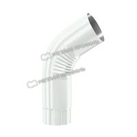 Колено трубы Ø150 мм, Металл Профиль Проект, PE, RAL 9003