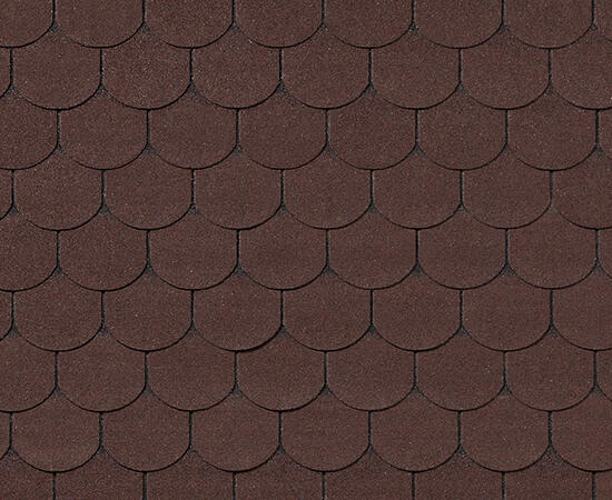 Битумная черепица RoofShield, Фемили Lite, готик цвет: коричневый с оттенением, 3 м² / уп.