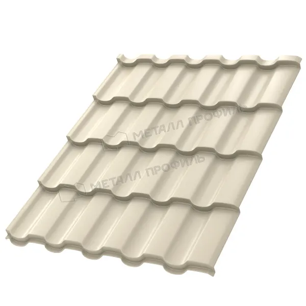 Металлочерепица МП, Монтекристо X 0.5 мм, NormanMP, RAL 1015