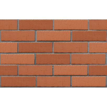 Кирпич облицовочный клинкерный ЛСР, 0.71НФ пустотелый, Амстердам темно-красный, винтаж, М300, 250х85х65 мм