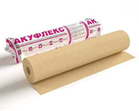 Acoustic Group, Акуфлекс, подложка звукоизоляционная 4 мм, рул 1.5 х 1 м