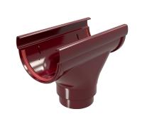 Воронка желоба пвх, Grand Line дизайн Ø 135/90 мм, цвет: бордо