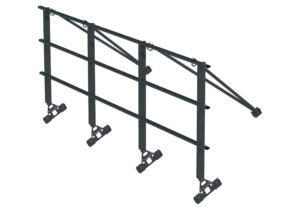 Ограждение кровельное для фальца Orima SYN, H=1100 мм, L= 3000 мм RR 23