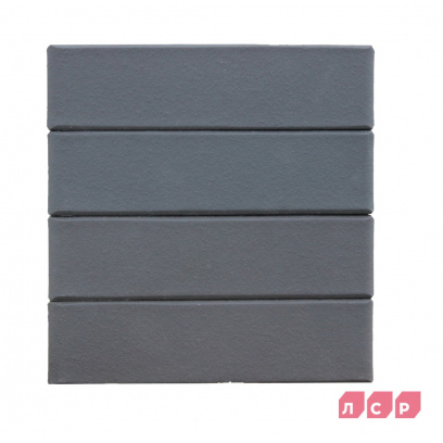 Кирпич облицовочный керамический ЛСР, 1НФ пустотелый, цвет: графит, гладкий, М175, 250х120х65 мм