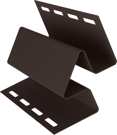 Угол внутренний пвх, Grand Line, L=3000 мм Classic Standart, цвет: коричневый