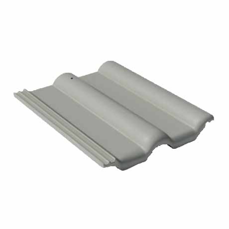 Рядовая черепица Braas Франкфурт 420х330 мм цвет: серый