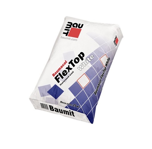 Плиточный клей Baumacol FlexTop White, 25 кг