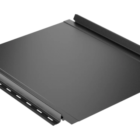 Самозащелкивающаяся кровля EasyRoof 276 с подгибом 0.5 мм, Rooftop Бархат 275, RAL 9005